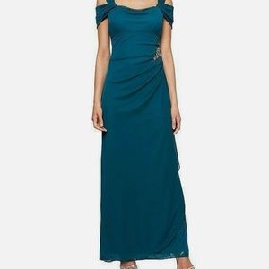 NWT Alex cold shoulder Evenings Dress